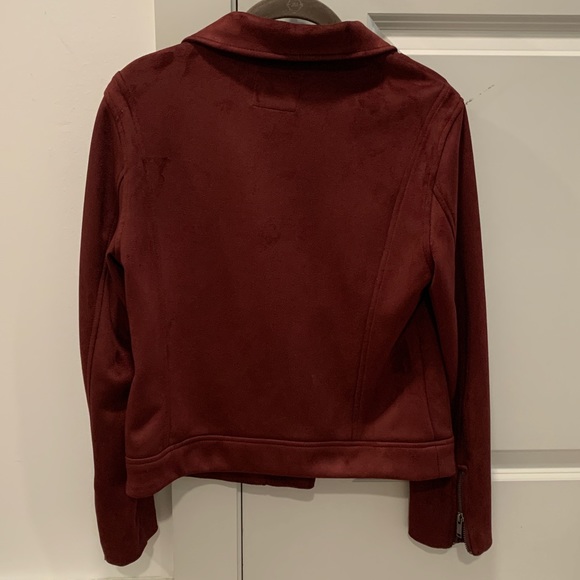 NWOT! OLD NAVY - burgundy faux suede jacket, size S, in perfect condition - Picture 6 of 7